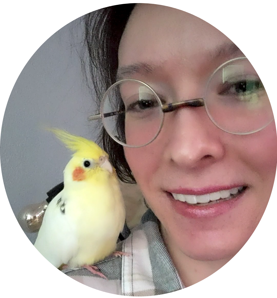 me with my cockatiel